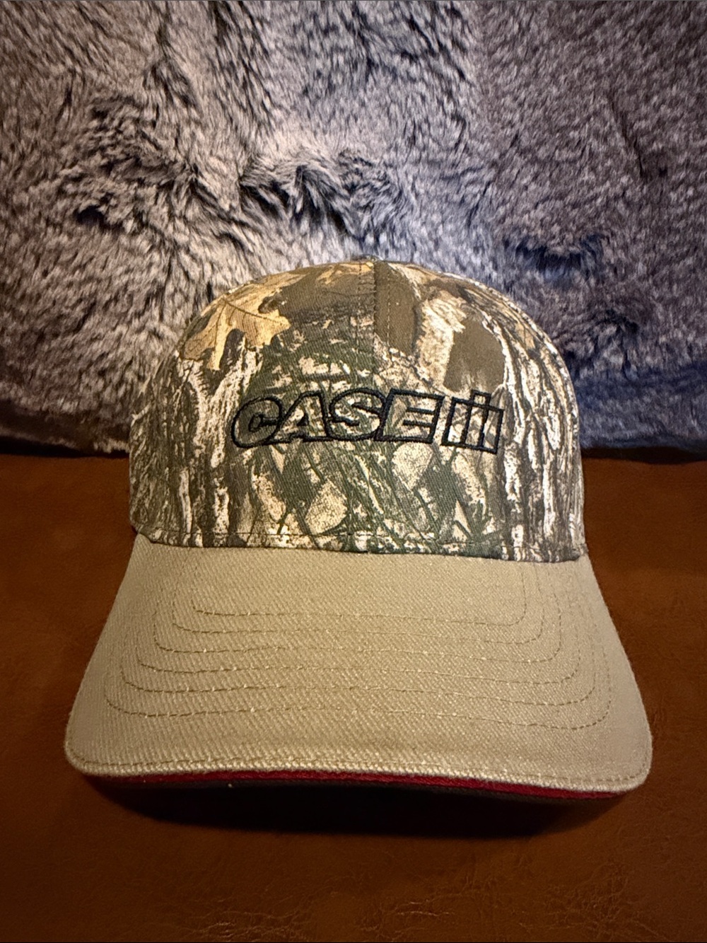 Case Ill Camo Baseball Cap with Tan Brim